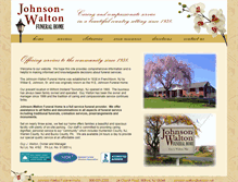 Tablet Screenshot of johnsonwalton.com